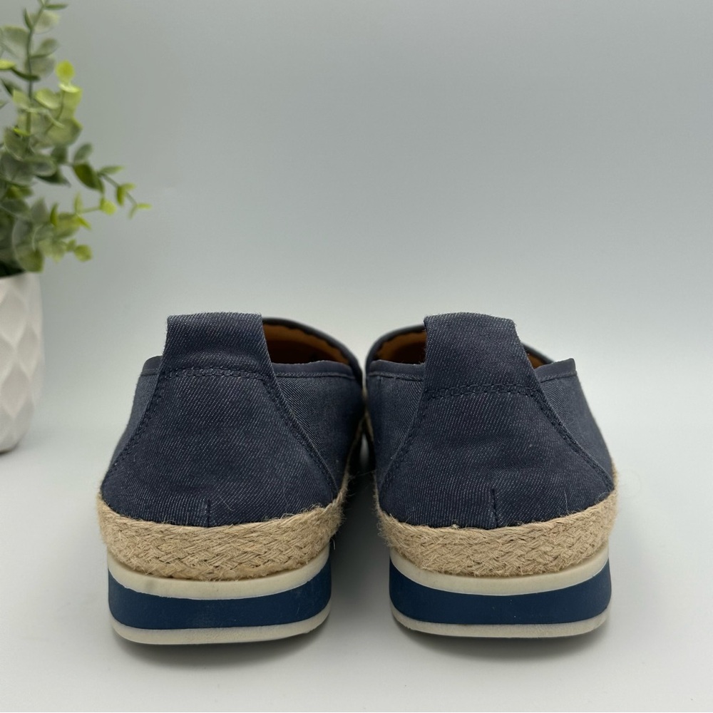 Naturalizer Women’s Davonville Blue Espadrille Confort Flats Shoes Size 12 - Picture 4 of 10